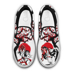 Gogeta Slip On Sneakers Custom Japan Style Anime Dragon Ball Shoes