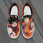 Goku Slip On Sneakers Canvas Dragon Ball Custom Anime Shoes