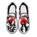 Uchiha Itachi Slip On Sneakers Custom Japan Style Anime Shoes