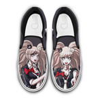 Junko Enoshima Slip On Sneakers Custom Anime Danganronpa Shoes