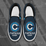 Capsule Corp Slip On Sneakers Dragon Ball Custom Anime Shoes PN11