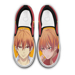 Kyou Souma Slip On Sneakers Custom Anime Fruit Basket Shoes