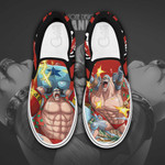 Franky Slip On Sneakers One Piece Custom Anime Shoes
