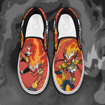 Infernape Slip On Sneakers Pokemon Custom Anime Shoes