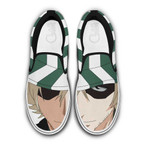 Kisuke Urahara Slip On Sneakers Custom Anime Bleach Shoes