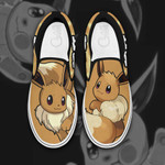 Eevee Slip On Sneakers Pokemon Custom Anime Shoes