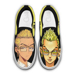Tetta Kisaki Slip On Sneakers Custom Anime Tokyo Revengers Shoes