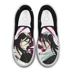 Byakuya Kuchiki Slip On Sneakers Custom Anime Bleach Shoes