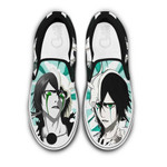 Ulquiorra Schiffer Slip On Sneakers Custom Anime Bleach Shoes