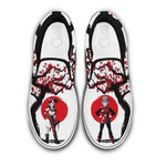 Bulma Slip On Sneakers Custom Anime Dragon Ball Shoes