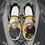 Trafalgar D Law Slip On Sneakers One Piece Custom Anime Shoes