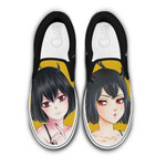Nero Slip On Sneakers Custom Anime Black Clover Shoes