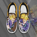 Future Trunks Slip On Sneakers Dragon Ball Custom Anime Shoes PN11