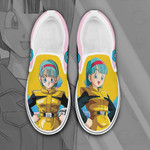 Bulma Slip On Sneakers Dragon Ball Custom Anime Shoes PN11