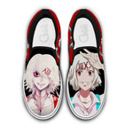 Juuzou Suzuya Slip On Sneakers Custom Anime Tokyo Ghoul Shoes
