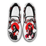 Akt Itachi Slip On Sneakers Custom Japan Style Anime Shoes