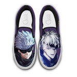 Satoru Gojou Slip On Sneakers Custom Anime Jujutsu Kaisen Shoes