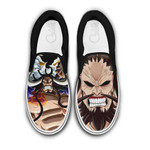 Yonko Kaido Slip On Sneakers Custom Anime One Piece Shoes