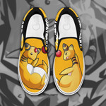 Ampharos Slip On Sneakers Pokemon Custom Anime Shoes