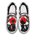 Goku Slip On Sneakers Custom Japan Style Anime Dragon Ball Shoes