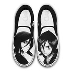Rukia Kuchiki Slip On Sneakers Custom Anime Bleach Shoes
