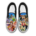 Straw Hat Pirates Slip On Sneakers Custom Anime One Piece Shoes