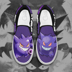 Gengar Slip On Sneakers Pokemon Custom Anime Shoes