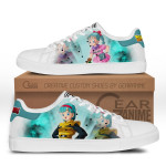Dragon Ball Bulma Skate Sneakers Custom Anime Shoes