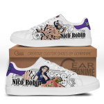 Nico Robin Skate Sneakers Custom Anime OP Shoes