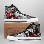 Fox Sin of Greed Ban High Top Shoes Custom Manga Anime Seven Deadly Sins Sneakers