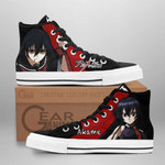 Akame ga Kill Akame High Top Shoes Custom Anime Sneakers