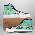 Pokemon Squirtle High Top Shoes Custom Anime Sneakers