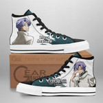 Code Geass Lloyd Asplund High Top Shoes Custom Anime Sneakers