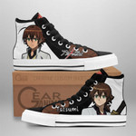 Akame ga Kill Tatsumi High Top Shoes Custom Anime Sneakers