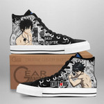 Gray Fullbuster High Top Shoes Custom Fairy Tail Anime Sneakers