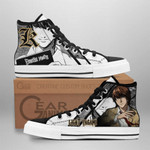 Light Yagami High Top Shoes Custom Death Note Anime Sneakers