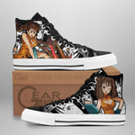 Diane High Top Shoes Custom Manga Anime Seven Deadly Sins Sneakers