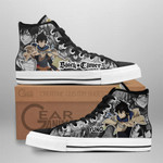 Yuno High Top Shoes Custom Black Clover Anime Sneakers