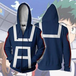 My Hero Academia Hoodie - U.A. High School Zip Up Hoodie Jacket