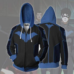 Nightwing Hoodie - Blue Jacket