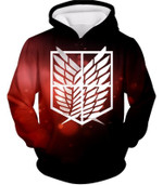 Attack on Titan Cool Survey Corps Emblem Hoodie