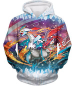 Pokemon Powerful Dragon Ice Type White Kyurem Super Hoodie