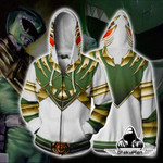 Power Rangers Green Hoodie Jacket