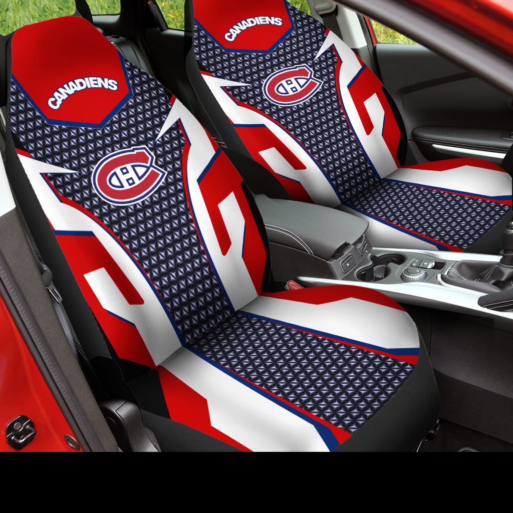 HOT NHL Team Montreal Canadiens Red-White 3D Seat Car Cover1