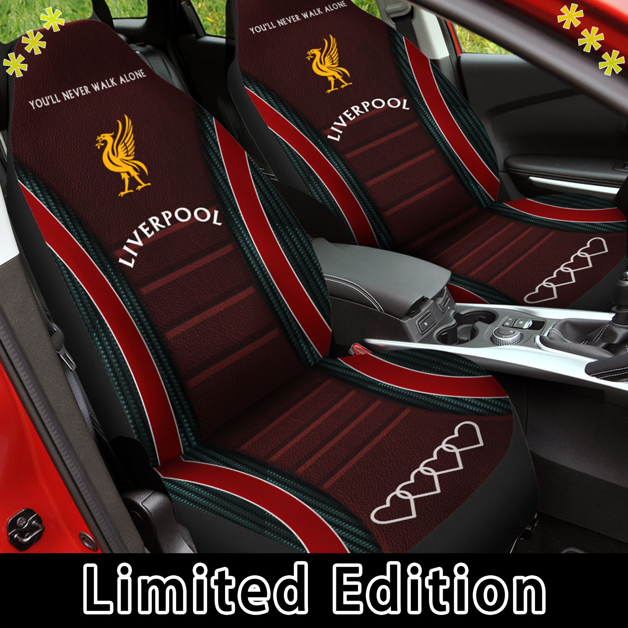 HOT Liverpool FC 3D Seat Car Cover1