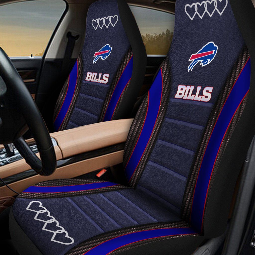 HOT NFL Team Buffalo Bills 3D Seat Car Cover1