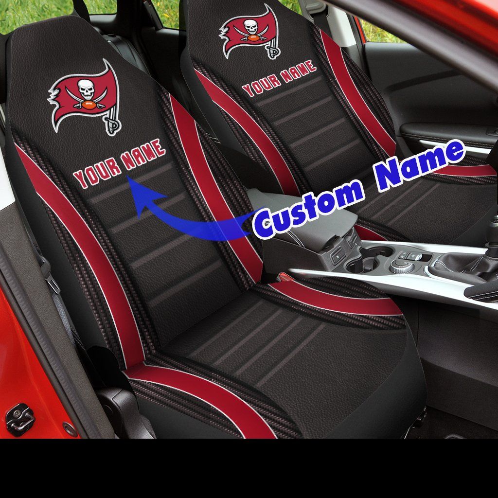 HOT NFL Team Tampa Bay Buccaneers 3D Seat Car Cover2