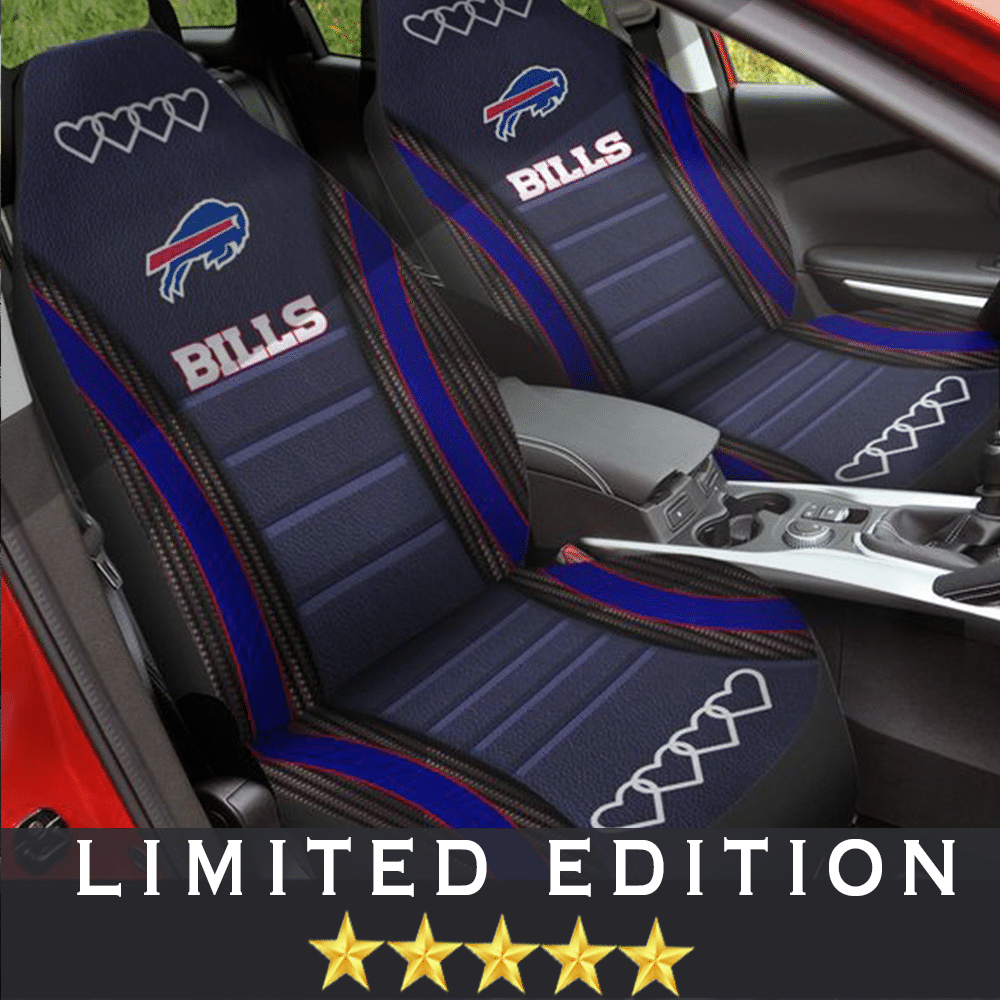 HOT NFL Team Buffalo Bills 3D Seat Car Cover2