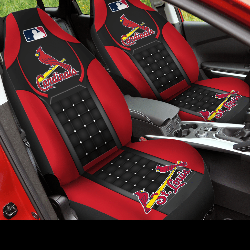 HOT MLB Team St. Louis Cardinals 3D Seat Car Cover2