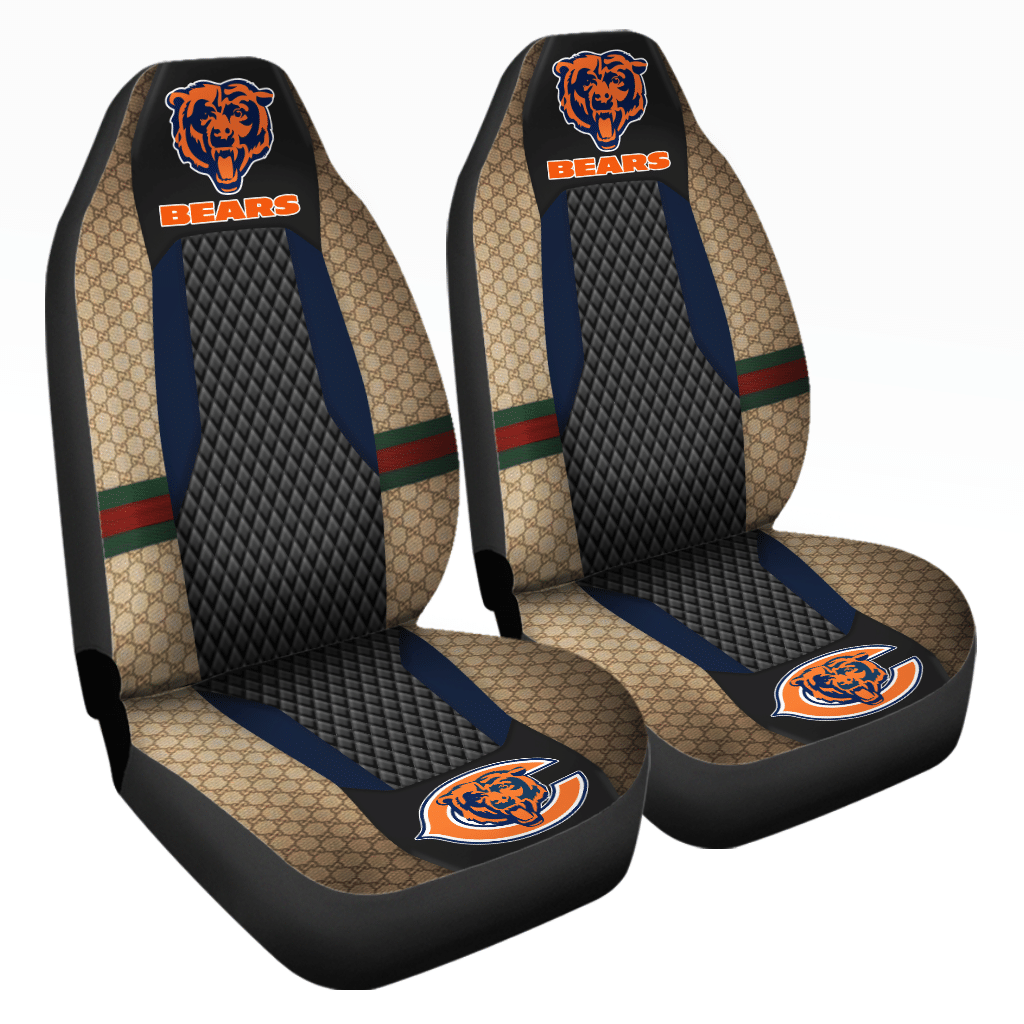 HOT NFL Team Chicago Bears 3D Seat Car Cover1